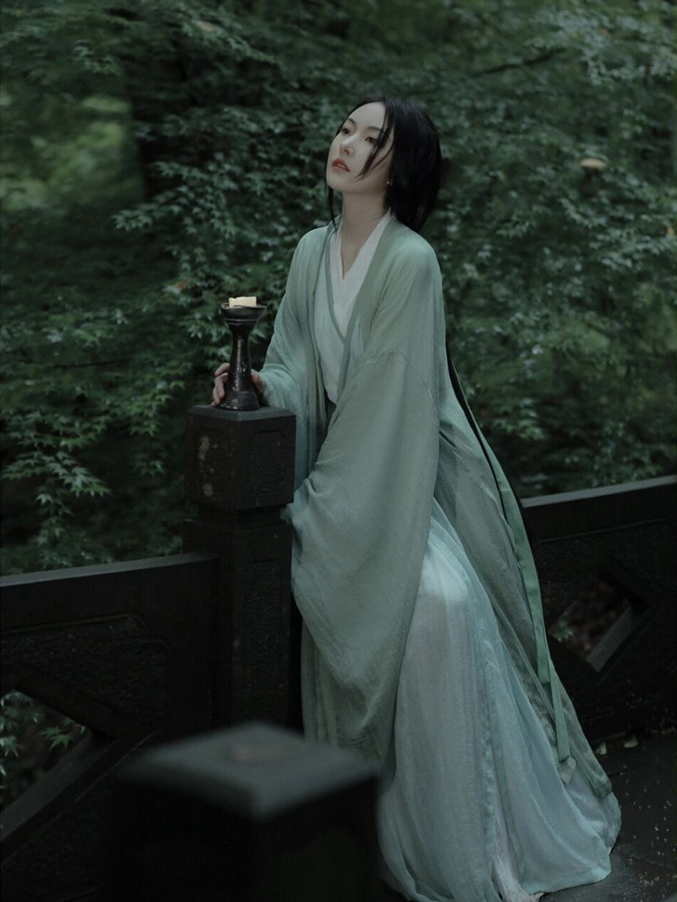 魏晋风汉服女款成人全套古装一整套清冷飘逸2025新款古风广袖