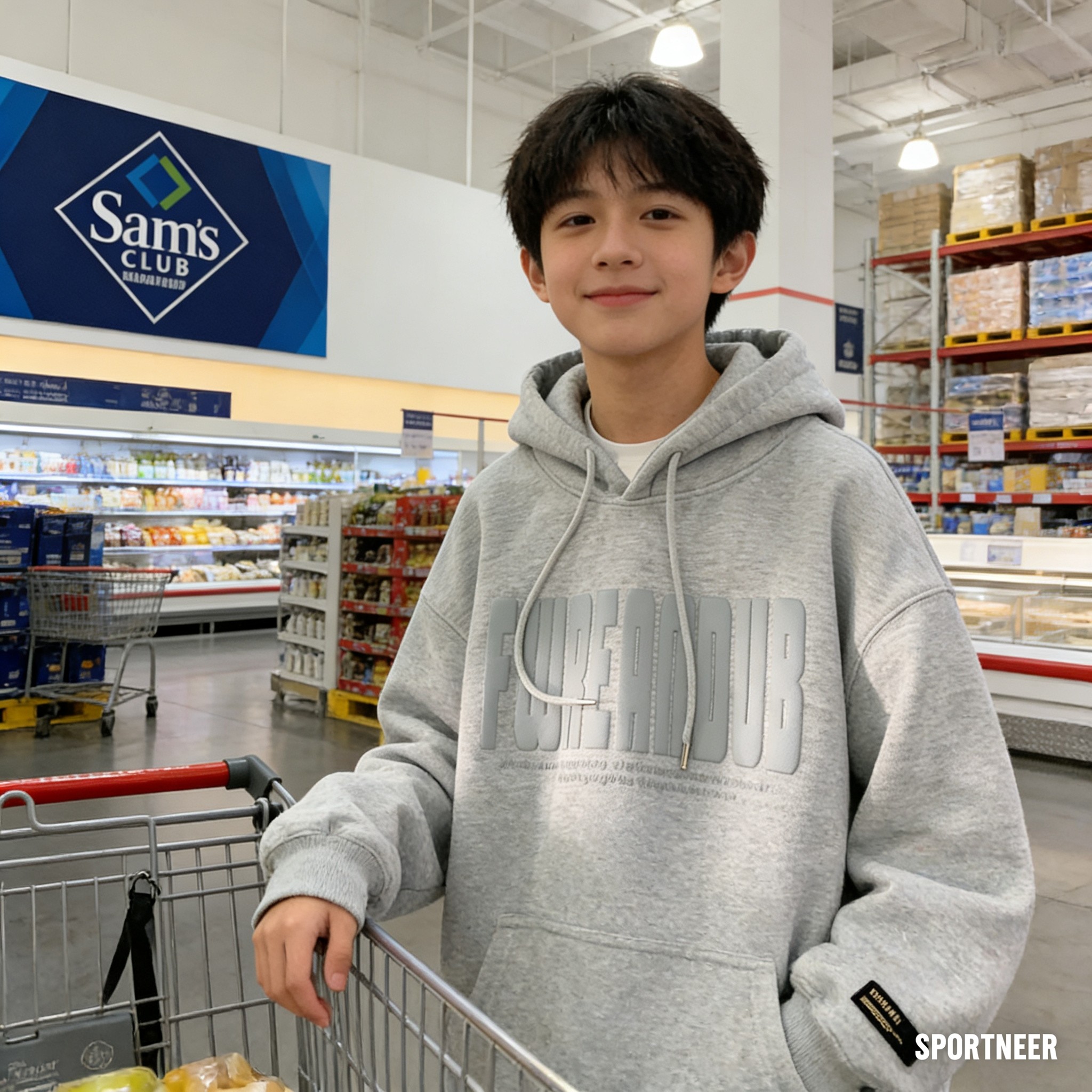 加绒卫衣男童2025新款儿童一体绒外套秋冬款学生连帽衣服加厚